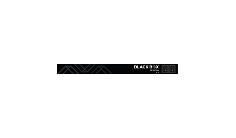 Black Box LES1832A 32 Port Console Server, GbE/SFP Combo, USB 3.0, 1U