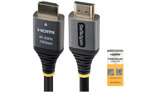 StarTech.com HDMMV15F High Speed HDMI 2.0 Cable 15 ft 4K 60Hz Lifetime Warranty