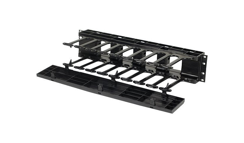 Ortronics SHMC1RUW Single-Sided Horizontal Cable Manager 1U ABS White 5 Year