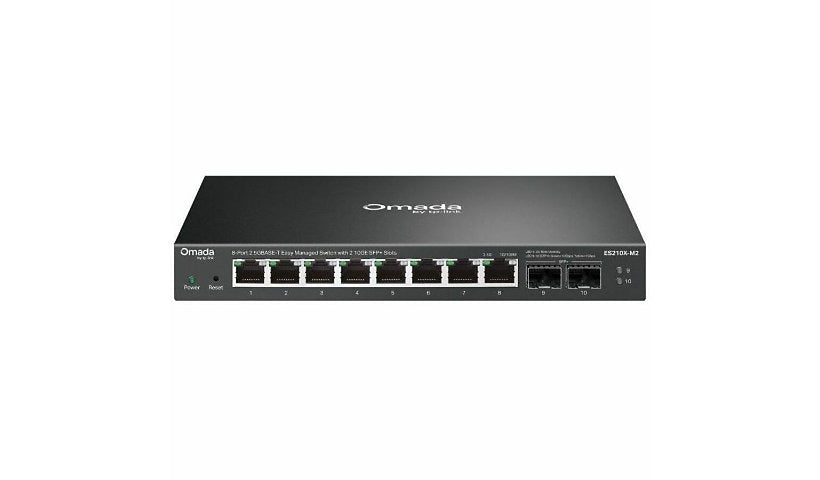 TP-Link Omada ES210X-M2 8-Port 2.5G Easy Managed Switch, 2x 10G SFP+