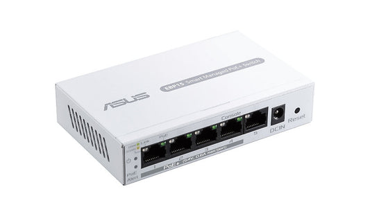 ASUS ExpertWiFi EBP15 5-Port PoE+ Managed Switch, 60W, Desktop, TAA