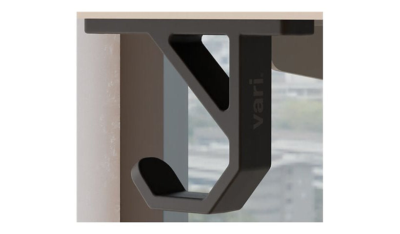 Vari Under-Desk Headphone Hanger, Black, 402933