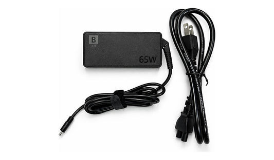 B3E NH065-UL 65W USB-C PD Laptop Power Adapter Black