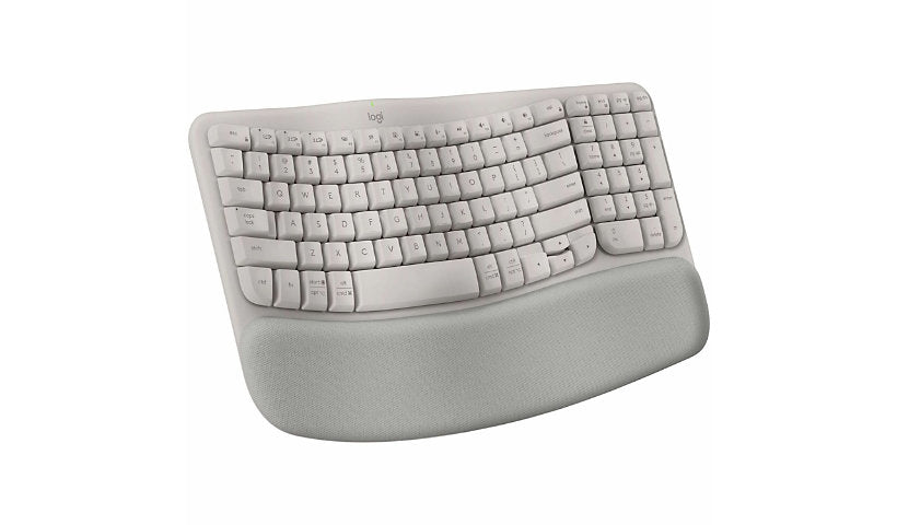 Logitech Wave Keys Wireless Ergonomic Keyboard Memory Foam 920-013925