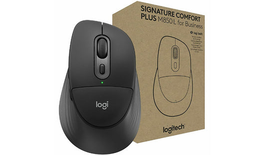 Logitech Signature Comfort Plus M850 L for Business Mouse 910-007703 2 Year