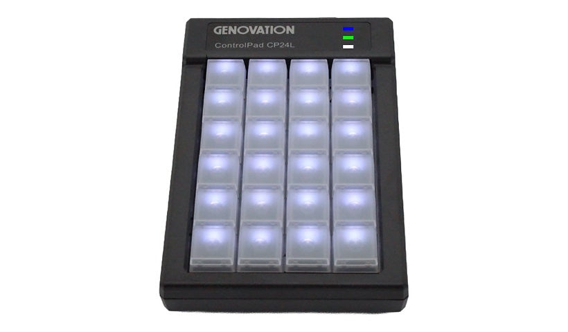 Genovation Controlpad CP24L Backlit Programmable Keypad CHERRY MX2A 1 Year