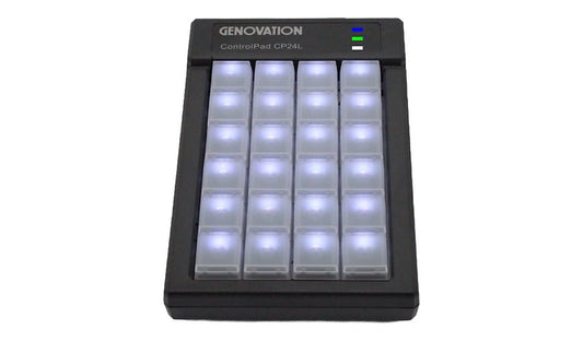 Genovation Controlpad CP24L Backlit Programmable Keypad CHERRY MX2A 1 Year