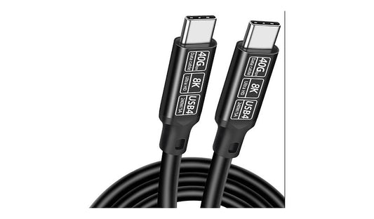 B3E Thunderbolt 4 Passive USB-C Cable, 40Gbps, 240W, 8K 60Hz, 2 m (6.6 ft)