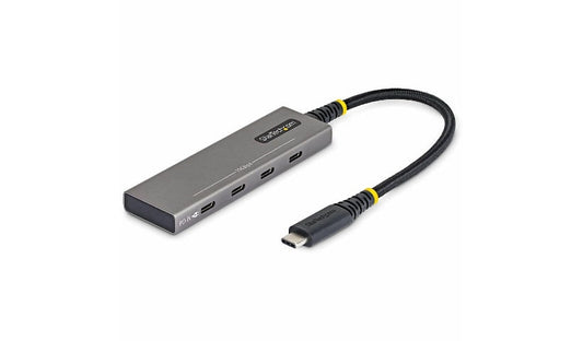 StarTech.com USB-C Hub, 4x USB-C 10Gbps Ports, 100W PD Pass-Through, Metal