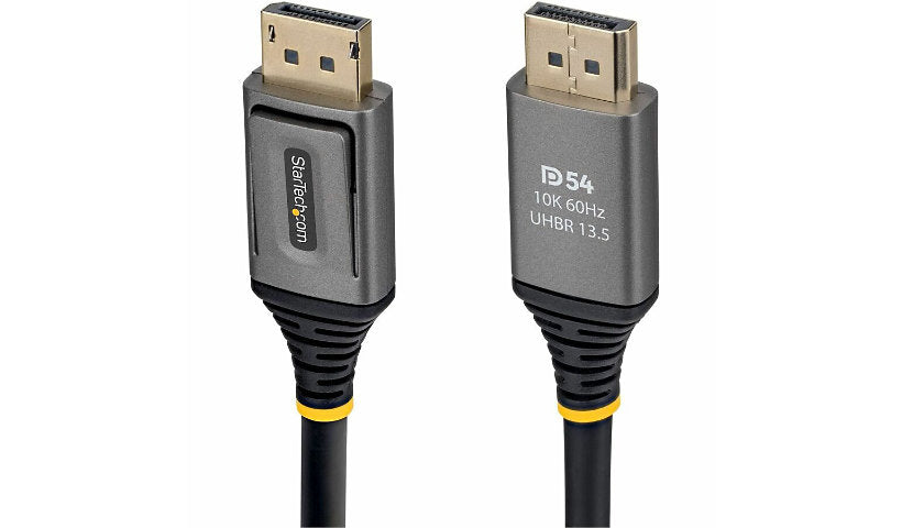 StarTech.com DP 2.1 DP54 Cable, VESA Certified, 8K 60Hz, 4K 240Hz DSC, 3 m