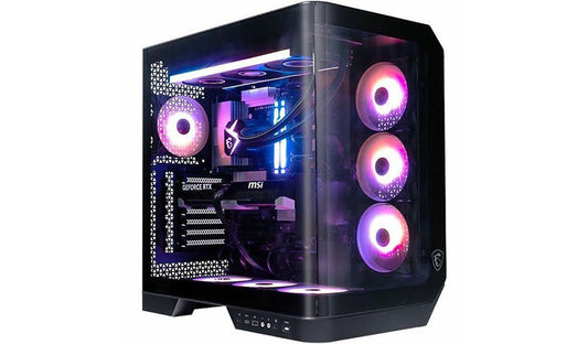 MSI Vision ZS 9NVV-2080US Gaming PC, Ryzen 9 9950X3D, RTX 5080, 32GB, 2TB SSD
