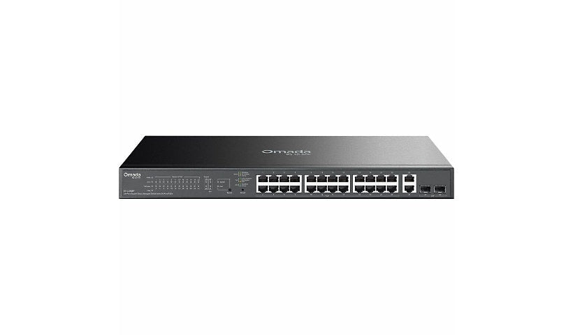 TP-Link Omada ES228GP 28-Port Gigabit Easy Managed Switch, 24x PoE+, 250W