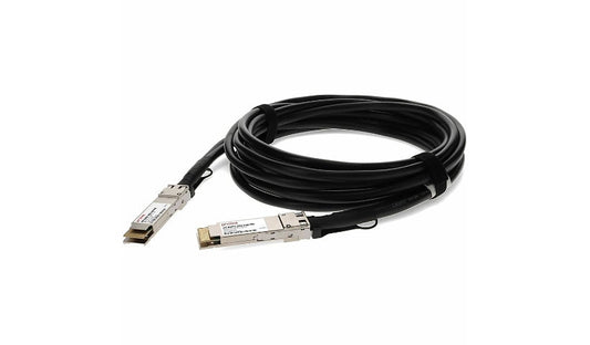 Proline Dell DAC-Q28DD-200G-0-5M Compatible 50cm (1.6ft) 200GBase-CU QSFP-DD to QSFP-DD Passive Twinax Direct Attach Copper Cable, TAA Compliant, DAC-Q28DD-200G-0-5MPRO