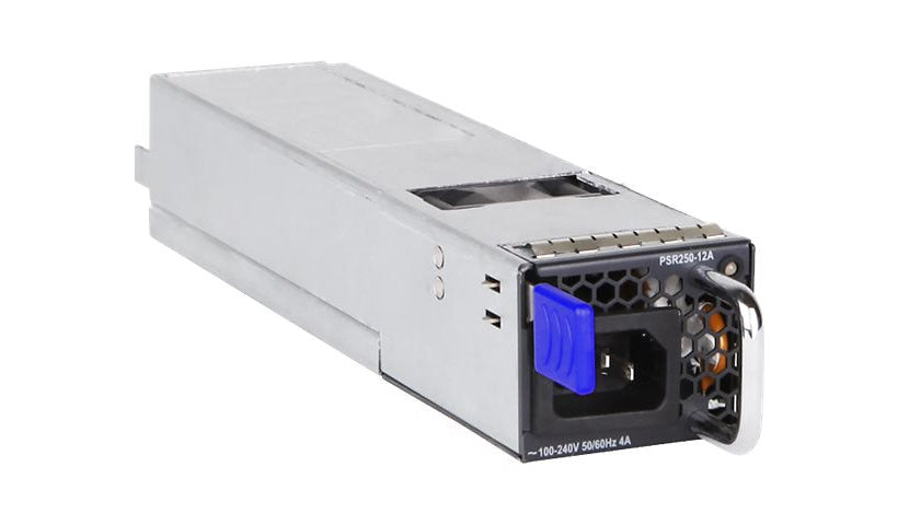 HPE FlexFabric JL590A#B2B 250W AC Hot Plug Power Supply for 5710, Back to Front