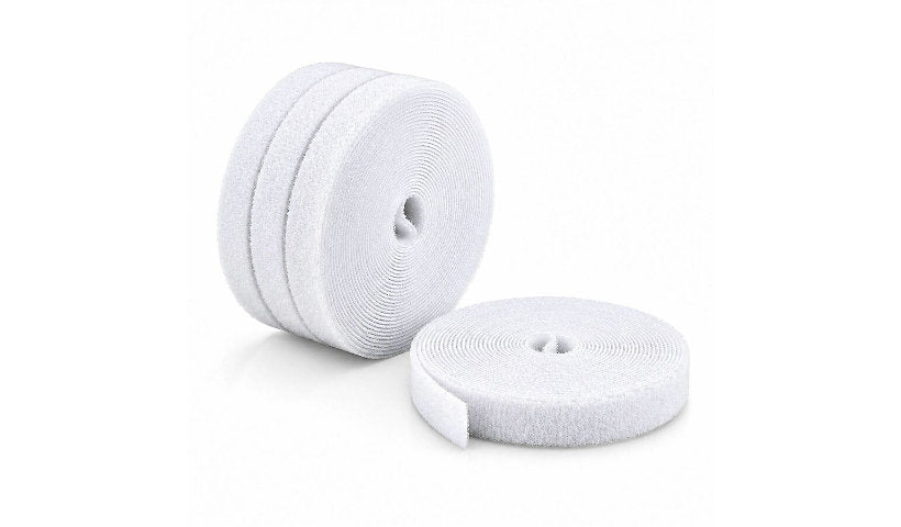 StarTech.com HKLP1505WH4PK Hook and Loop Cable Tie Rolls 15 ft 4 Pack 2 Year