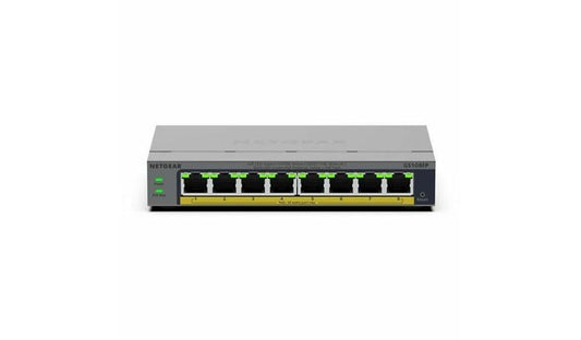 Netgear GS108EP 8-Port Gigabit PoE+ Easy Smart Switch, 62W, Fanless
