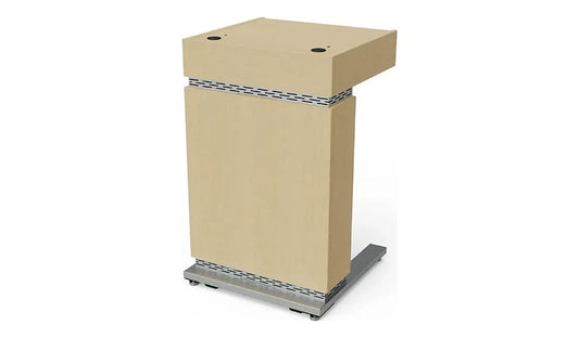Spectrum ADA High-Rise Mobile Lectern, Warm Gray, 55593-HRSNHRSNWGB02001