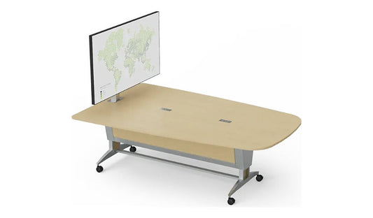 Spectrum Optio Collaboration Table, 72x48in, Steel Mesh, 37132-SMBKBW12000000