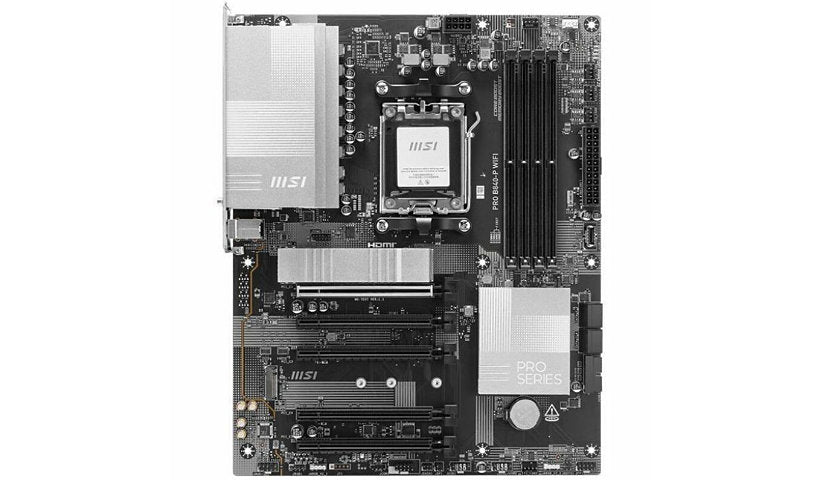 MSI PRO B840-P WIFI ATX Motherboard AMD B840 Socket AM5 DDR5 Wi-Fi 7 Silver