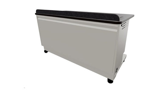 Spectrum Freedom Pro Mobile Lectern, 60in, Graphite Talc