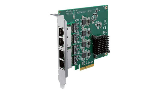 Advantech PCE-GIGE4 4-Port Gigabit RJ-45 PCIe 2.0 x4 Card, Intel I210