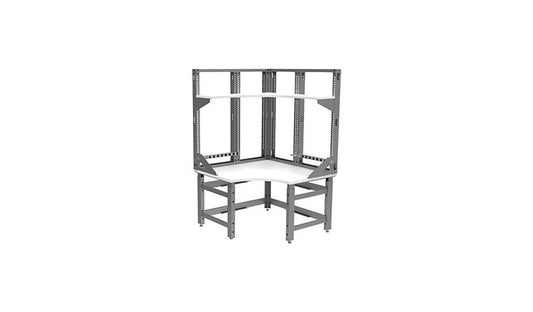 Safco TechWorks Typical 7 Corner Workstation, TWTYP7