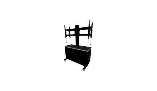 Spectrum Console Gaming Hub Duo Cart, TV + 2 Consoles, Black/Silver/Green