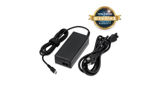Total Micro 65W USB-C Adapter for HP X3U23AV Limited Lifetime Warranty