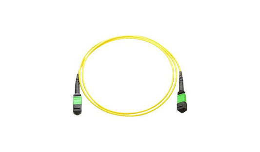 Axiom MPOFFSM15M-AX 15m (49.2ft) MPO Female to MPO Female 12 Fiber Single Mode Fiber Cable, 9/125, Riser, Yellow