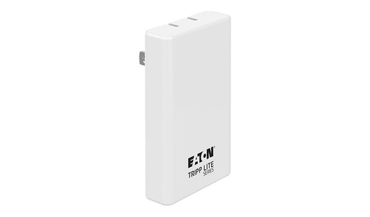 Eaton Tripp Lite 65W Ultra-Slim GaN Wall Charger, 2x USB-C, PD 3.0
