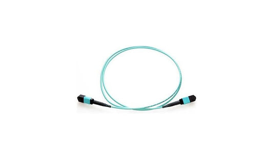 Axiom 10m (33ft) MTP/MPO Female to Female 12-Fiber OM4 Multimode Trunk Cable, Type-B, 50/125, Plenum-Rated OFNP, Aqua, TAA Compliant, AXG95090