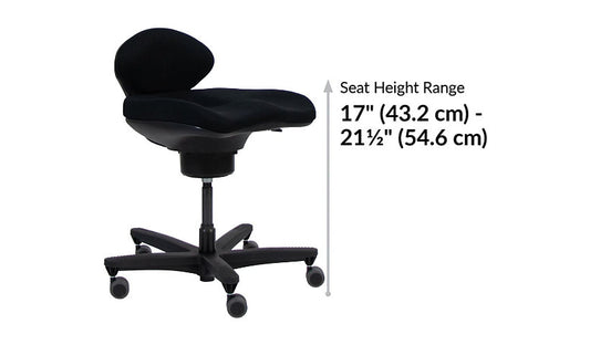 VARI CoreChair Active Ergonomic Chair, Black, 402943