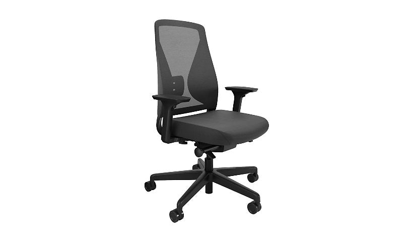 VARI Tempur-Pedic Mesh Office Chair, Dark Gray/Black, 402994
