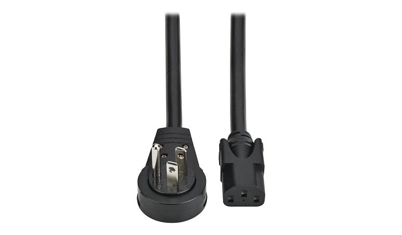 Tripp Lite P007-010-15RR Right-Angle NEMA 5-15P to C13 Computer Power Cord 10 ft