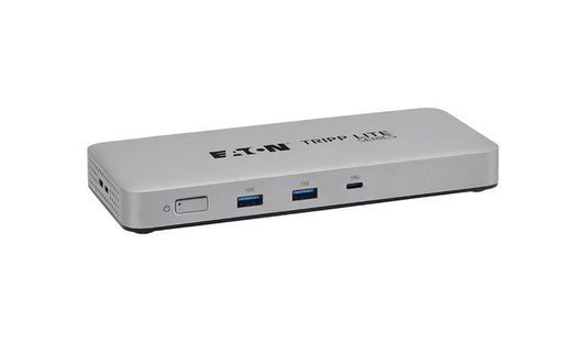 Eaton Tripp Lite USB4 Dock, Dual DisplayPort 1.4, 2.5GbE, 3x USB-C + 2x USB-A