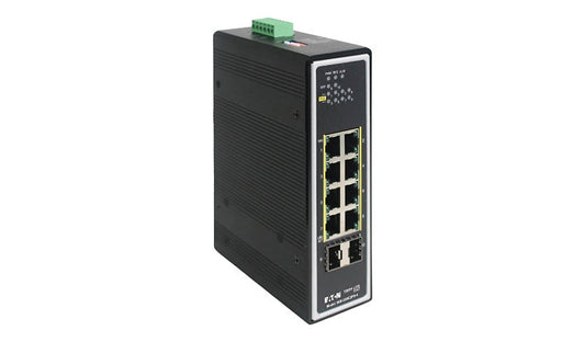 Eaton Tripp Lite NGI-U08C2P8-4 Industrial 8-Port PoE+ Switch, 2 SFP, 240W