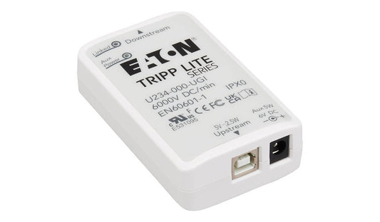 Eaton Tripp Lite USB 2.0 Surge Isolator, 6kV Medical-Grade Isolation, TAA