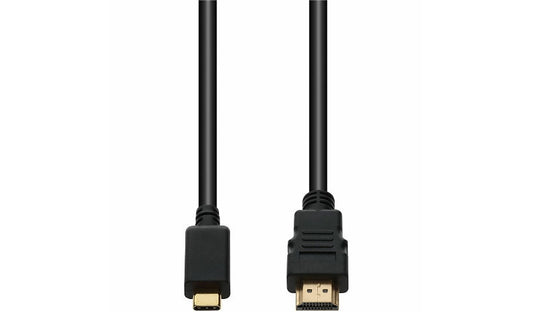 Proline USB-C 3.1 to HDMI Adapter Cable, 4K 30Hz, Male/Male, Black, 6 ft
