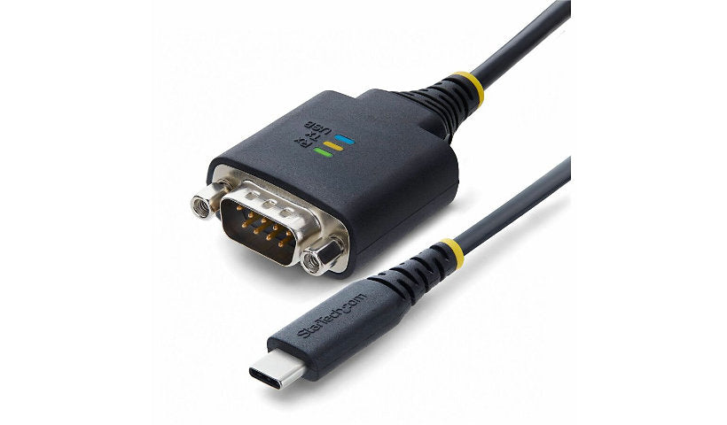 StarTech.com 1P1FFC-USB-C-SERIAL USB-C to RS232 Cable 1 ft FTDI 2 Year