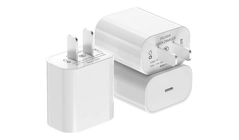 B3E AP-C20W-1 20W USB-C PD 3.0 Charger 1 Year