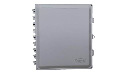 AccelTex ATS-00239 Heated PoE Enclosure for 4 Element N-Type External Antenna