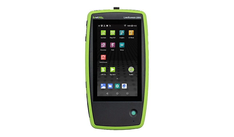 NetAlly LinkRunner 100G LR100G-100-Z Handheld 25G to 100G Ethernet Tester