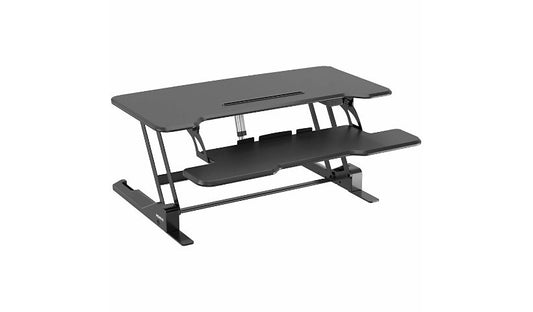 Mount-It! Electric Standing Desk Converter, 38in, MI-8010
