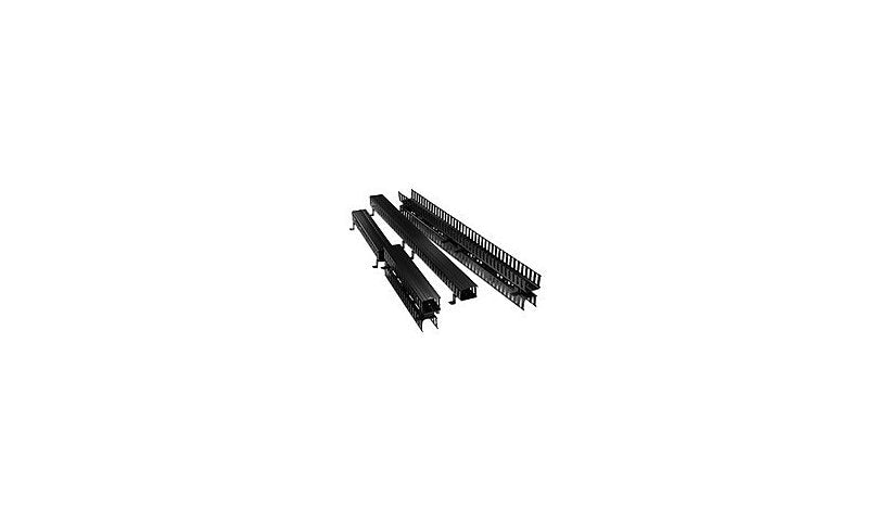 Leviton 4980L-VFO Versi-Duct Vertical Slotted Duct 80 in 19 in Rack Front