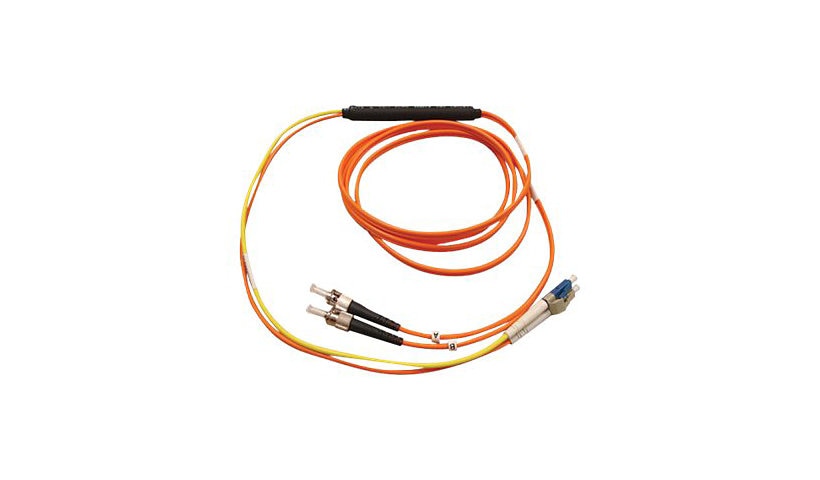 Tripp Lite (Eaton) N422-02M 2m (6.6ft) ST to LC Mode Conditioning Fiber Patch Cable, 62.5/125 and 8.3/125, 1000BASE-LX