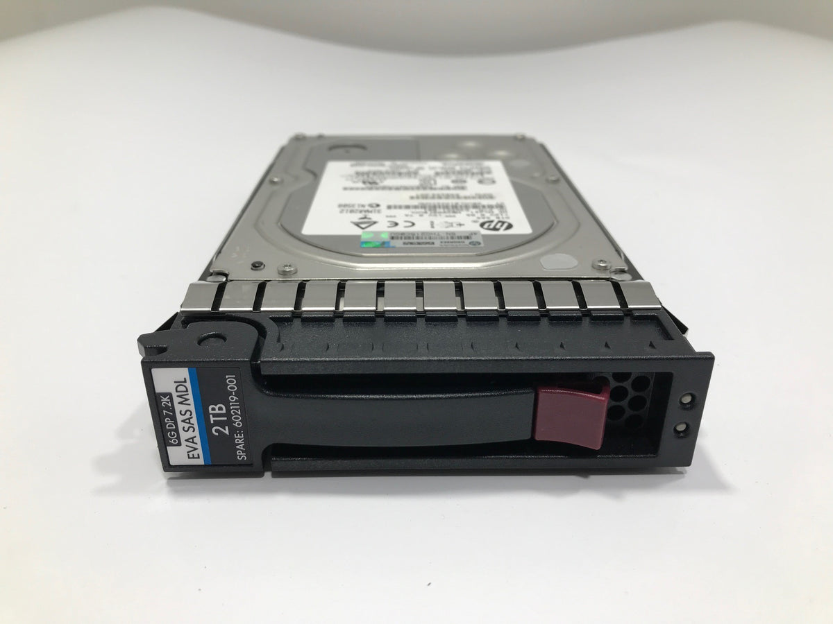HPE 602119-001 2TB SAS 6Gbps 7.2K RPM 3.5in LFF DP Midline HDD for EVA P6000