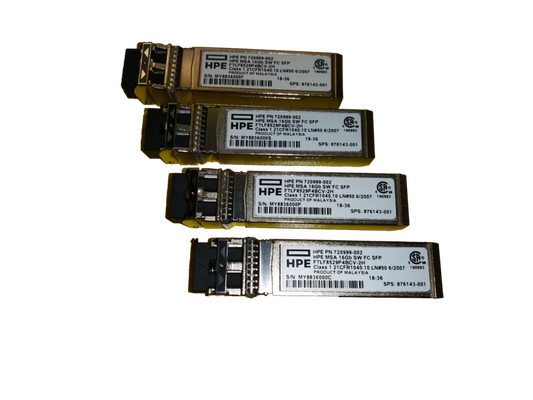 HPE MSA 720999-002 16Gb SW FC SFP+ Transceiver 4-Pack MSA 1040/2040