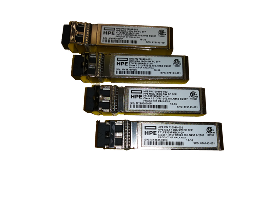 HPE MSA 876143-001 16Gb SW FC SFP+ Transceiver 4-Pack MSA 1040/2040