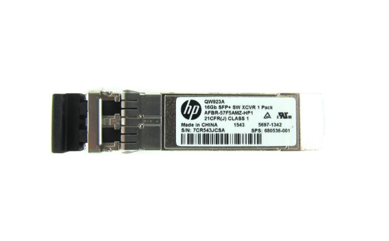 HPE QW923A 16Gb Fibre Channel Short Wave SFP+ Transceiver