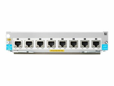 HPE Aruba J9995A#ABA 5400R 8-Port 1/2.5/5/10GBASE-T PoE+ MACsec v3 zl2 Module